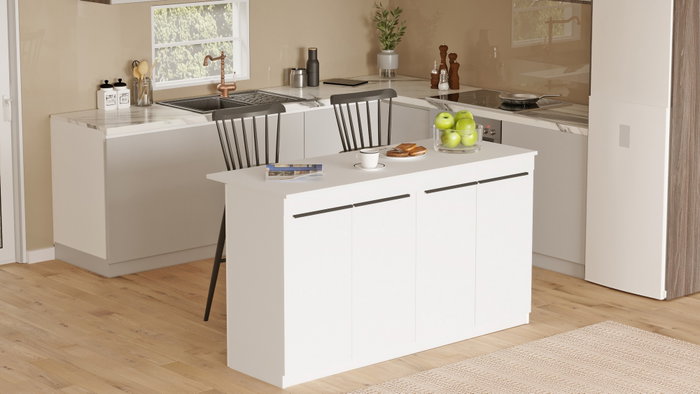 Hanah Home Mesa de Cocina OR1-W Blanca